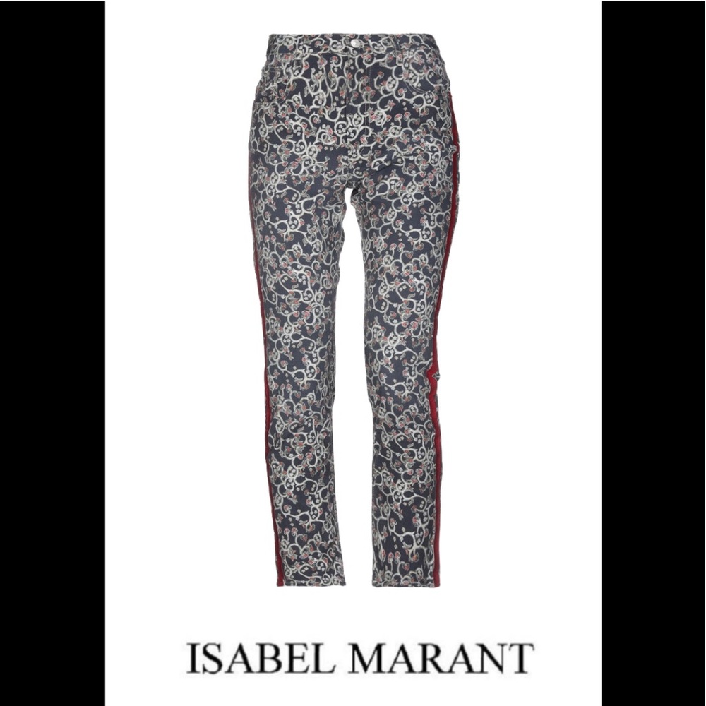 🆕💯AUTHENTIC ISABEL MARANT PRINTED DENIM PANTS❤️🔥